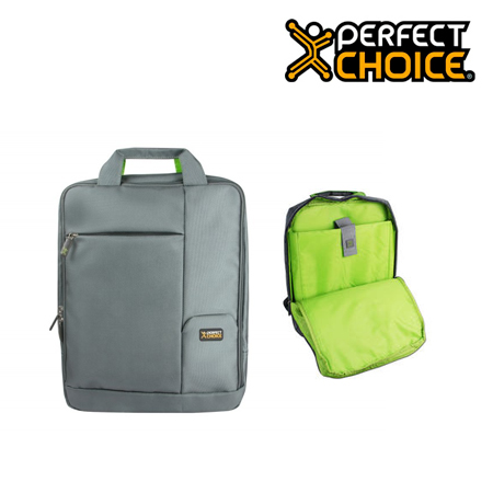 MOCHILA PERFECT CHOICE BACKPACK 15.4"" SILVER STYLE (PN PC-080961)